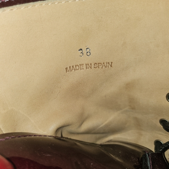 Alexander Wang Kennah Burgundy Boots - Picture 8 of 9